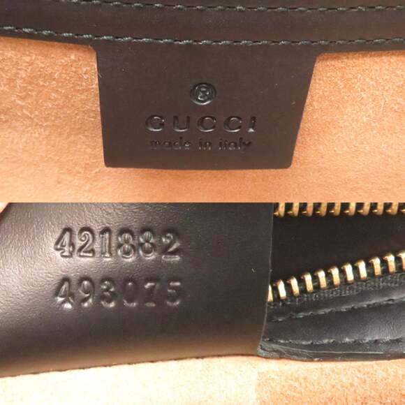 GUCCI Black Leather Sylvie Shoulder Bag - Picture 7 of 9